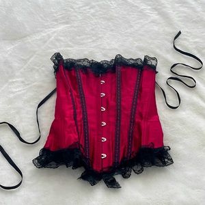 Wine Colored Corset S